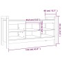 Panca da Ingresso Miele 110x40x60 cm in Legno Massello di Pino