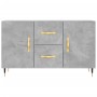 Credenza Grigio Cemento 100x36x60 cm in Legno Multistrato