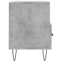 Mobile Porta TV Grigio Cemento 102x36x50 cm Legno Multistrato