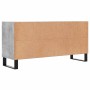 Mobile per TV Grigio Cemento 103,5x30x50 cm Legno Multistrato