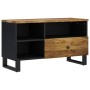 Mobile TV 80x33x46cm Legno Massello Mango e Legno Multistrato