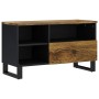 Mobile TV 80x33x46cm Legno Massello Mango e Legno Multistrato