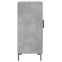 Credenza Grigio Cemento 90x34x80 cm in Legno Multistrato