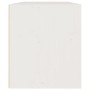 Pensile Bianco 60x30x35 cm in Legno Massello di Pino