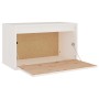 Pensile Bianco 60x30x35 cm in Legno Massello di Pino