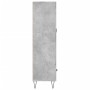 Credenza Grigio Cemento 69,5x31x115 cm in Legno Multistrato