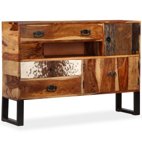 Credenza in Legno Massello di Sheesham 115x30x80 cm