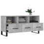 Mobile Porta TV Grigio Cemento 102x36x50 cm Legno Multistrato