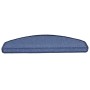 Tappetini per Scale 15 pz Blu 65x24x4 cm