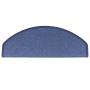Tappetini per Scale 15 pz Blu 65x24x4 cm