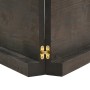 Piano Tavolo Marrone Scuro 120x60x(2-6)cm Rovere Non Trattato