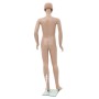 Manichino Bambino Figura Intera Base in Vetro Beige 140 cm