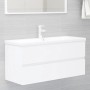 Mobile Lavabo Bianco 100x38,5x45 cm in Legno Multistrato