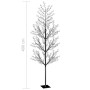 Albero di Natale 1200 LED Bianco Freddo Ciliegio in Fiore 400cm