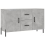 Credenza Grigio Cemento 100x36x60 cm in Legno Multistrato