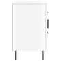 Credenza Bianco Lucido 100x36x60 cm in Legno Multistrato