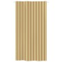 Paravento Balcone Giallo e Arancione 140x240 cm Tessuto Oxford
