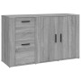 Credenza Grigio Sonoma 100x33x59,5 cm in Legno Multistrato