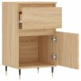 Credenze 2 pz Rovere Sonoma 40x35x70 cm in Legno Multistrato