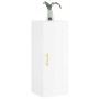 Mobile Parete Bianco Lucido 34,5x34x90 cm in Legno Multistrato