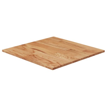 Piano Tavolo Quadrato Marrone Chiaro 40x40x1,5 Rovere Trattato
