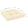 Set Divani da Giardino 8 pz con Cuscini Legno Massello Pino