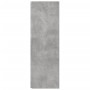 Armadio Angolare Grigio Cemento 33x33x100 cm in Truciolato