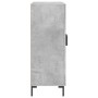 Credenza Grigio Cemento 69,5x34x90 cm in Legno Multistrato