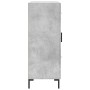 Credenza Grigio Cemento 69,5x34x90 cm in Legno Multistrato