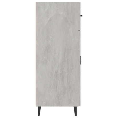 Credenza Grigio Cemento 69,5x34x90 cm in Legno Multistrato