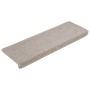 Tappetini per Scale 15 pz 65x21x4 cm Grigio Talpa