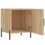 Comodini 2 pz Rovere Sonoma 40x40x50 cm in Legno Multistrato
