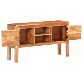 Credenza 116x30x66 cm in Legno Massello di Acacia