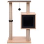 Albero per Gatti con Tappeto Tiragraffi in Sisal 82 cm