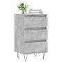 Credenza Grigio Cemento 40x35x70 cm in Legno Multistrato