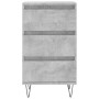 Credenza Grigio Cemento 40x35x70 cm in Legno Multistrato