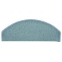 Tappetini per Scale 15 pz Blu 65x24x4 cm