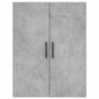 Mobile a Parete Grigio Cemento 69,5x34x90 cm