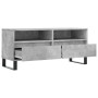 Mobile per TV Grigio Cemento 100x34,5x44,5 cm Legno Multistrato