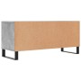 Mobile per TV Grigio Cemento 100x34,5x44,5 cm Legno Multistrato