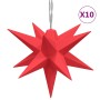 Luci di Natale 10 LED Rosse 10 cm