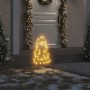 Decorazioni Luminose Natalizie Picchetti 3pz Albero 50LED 30cm