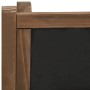 Piedistallo Piante 3 Livelli con Lavagna 40x30x90cm Legno Abete