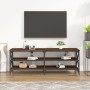 Mobile Porta TV Rovere Marrone 140x40x50cm in Legno Multistrato