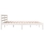 Giroletto Bianco in Legno Massello 180x200 cm Super King
