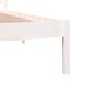 Giroletto Bianco in Legno Massello 180x200 cm Super King