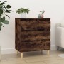 Credenza Rovere Fumo 60x35x70 cm in Legno Multistrato