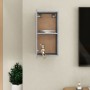 Mobile Porta TV Grigio Cemento 30,5x30x60 cm Legno Multistrato