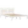 Giroletto Bianco in Legno Massello 150x200 cm King Size
