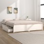 Giroletto con Cassetti Bianco 135x190 cm Double